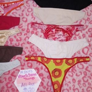 COPY - 14 pairs Victoria's Secret thongs